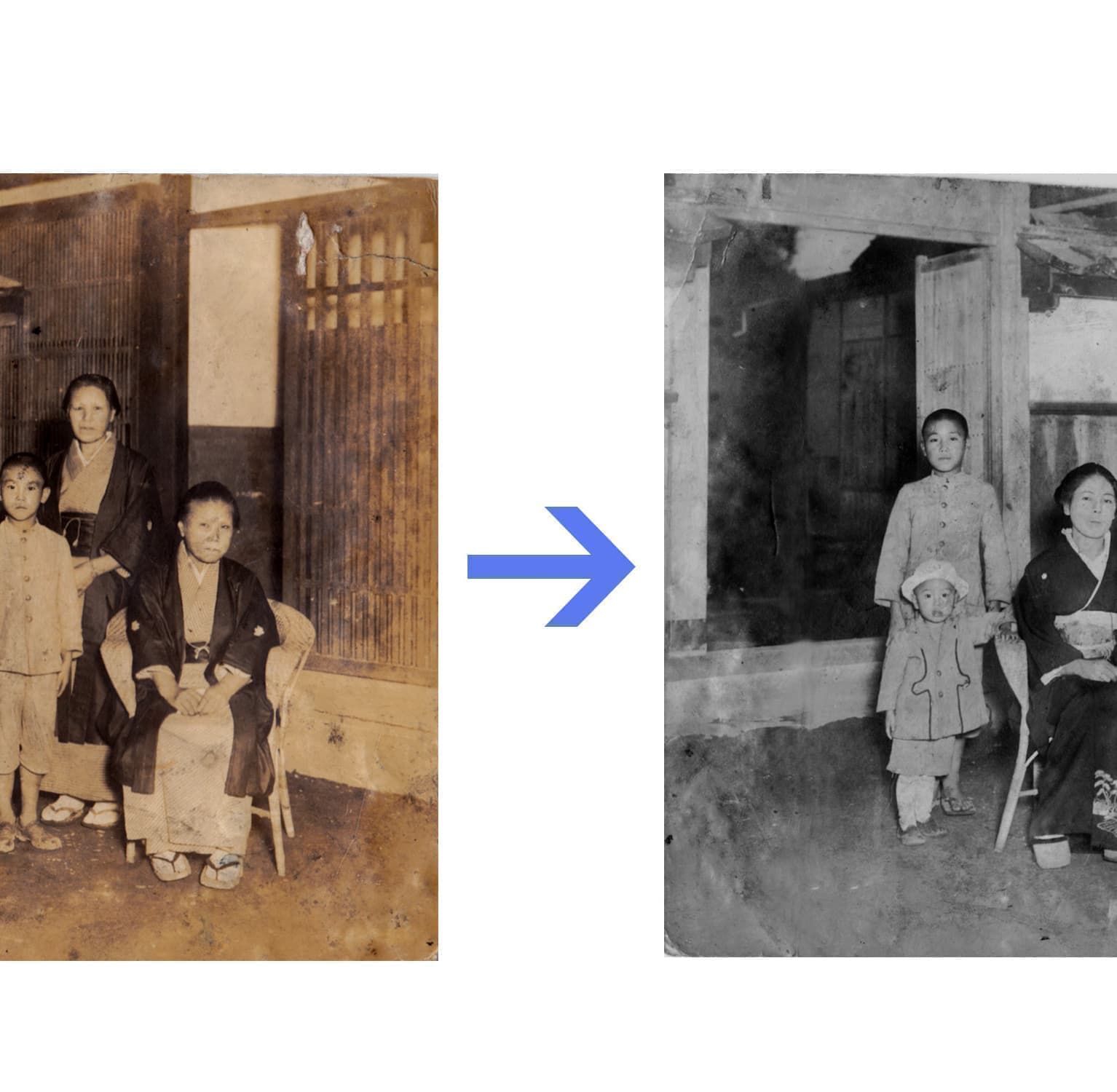 写真の復元