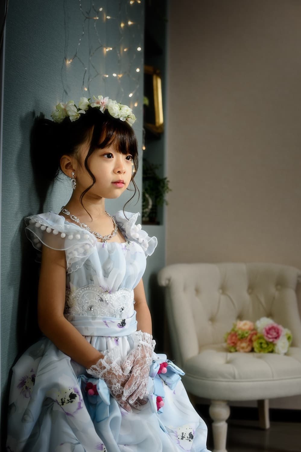 七五三7歳女の子ドレス